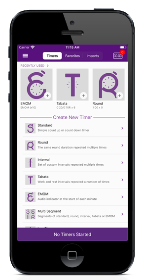 6 timer modes