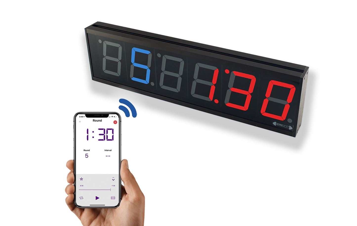 GymNext Flex Timer Bluetooth Mobile App - Home Edition